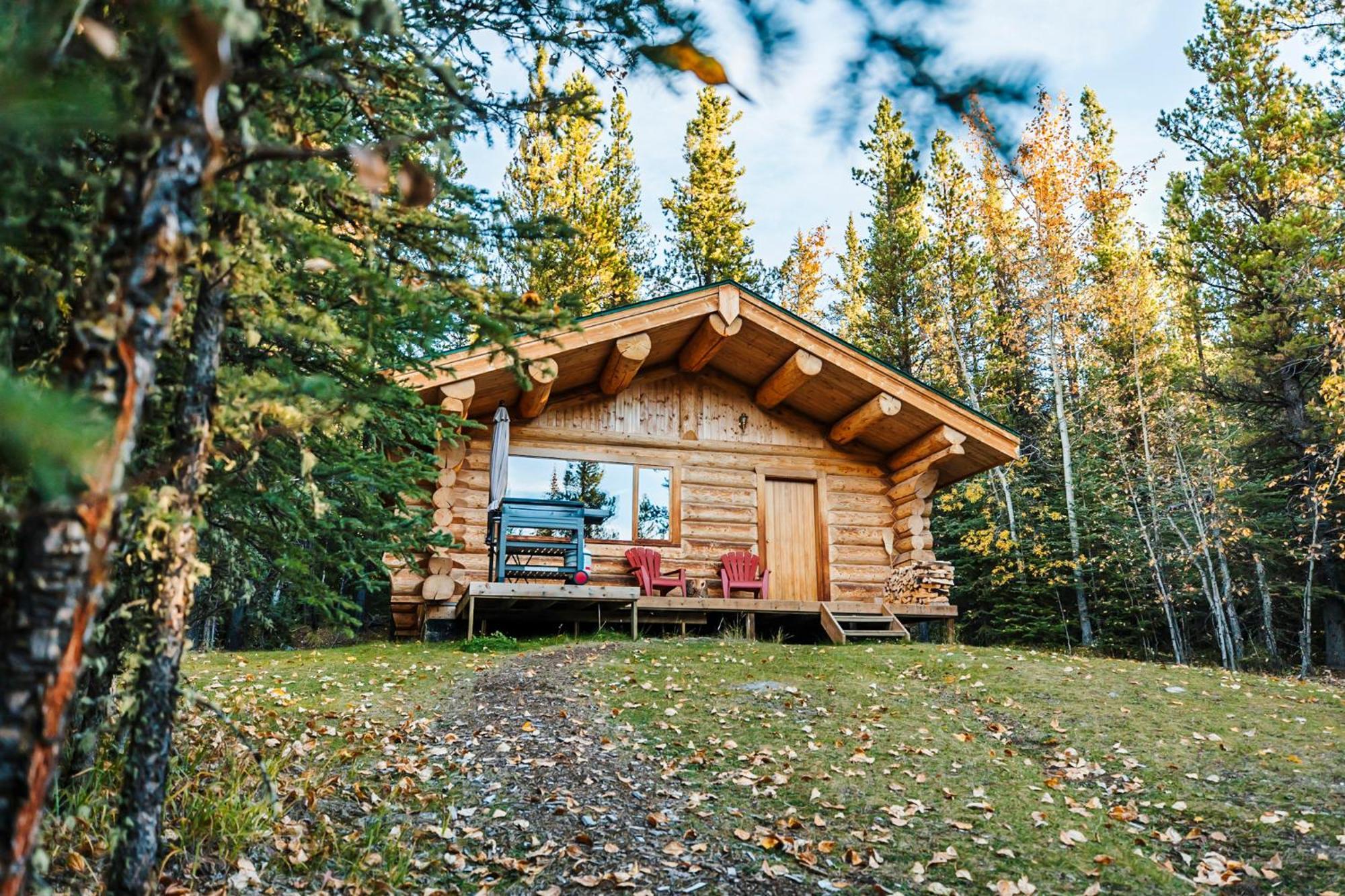 Rocky Mountain Escape Dome & Log Cabin Rentals - Rock Lake Rock Lake Lodge Provincial Park Экстерьер фото
